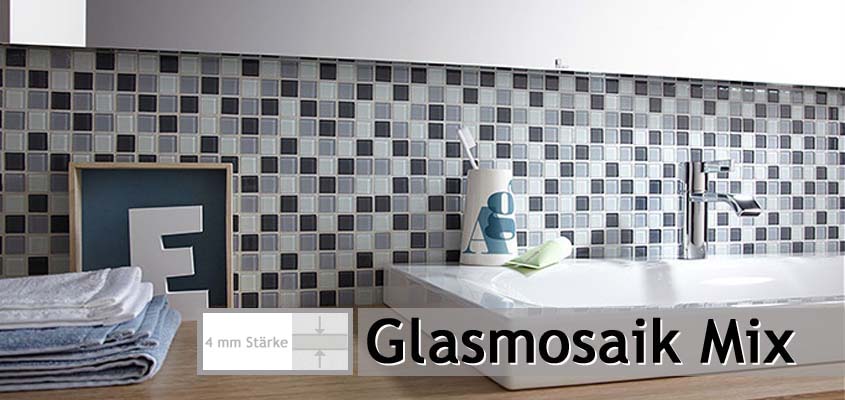 Glasmosaik Mix 4mm
