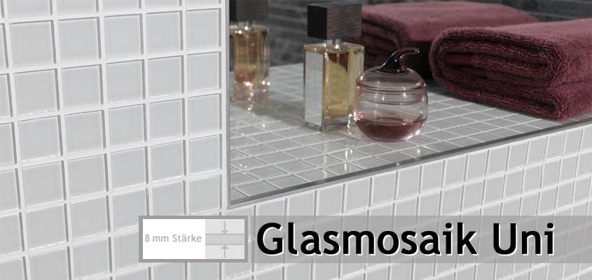 Glasmosaik Uni 8mm