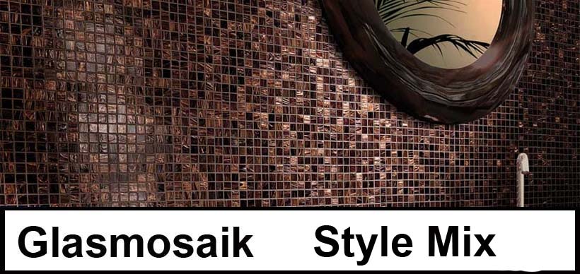 pegs Tung lastbil Pil Glasmosaik Classic Style Mix | Mosaik-Netzwerk