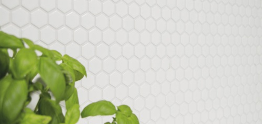 Keramik Mosaik Hexagonal