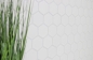 Preview: Mosaik Fliese Keramikmosaik Hexagon weiß glänzend 11B-0102
