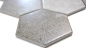 Preview: Mosaik Fliese Keramikmosaik grau Hexagon Zement 11F-0204