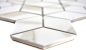 Mobile Preview: Retro Mosaik weiss beige Calacatta Fliese Keramikmosaik Diamant 13-0112
