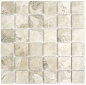 Preview: Mosaik Fliese marmorierte Steinoptik Struktur braun beige Keramikmosaik 16-AISO89