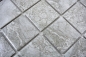 Mobile Preview: Mosaik Fliese grau marmorierte Steinoptik Keramikmosaik 16-0204