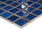 Mobile Preview: Keramikmosaik Mosaiknetz kobaltblau glänzend Poolmosaik Schwimmbadmosaik 18-0405