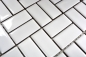 Mobile Preview: Retro Mosaik weiss glänzend Fliese Keramikmosaik Windmühle 24-CWM7WG