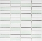 Preview: Le aste per mosaico mescolano il bianco opaco con il vetro ceramico a legami incrociati