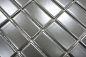 Preview: Mosaik Fliese Keramikmosaik metallgrau matt Riemchen Stäbchen 24B-0211