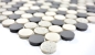 Preview: Mosaico ceramico antideslizante beige negro boton sin esmaltar 10-0113-R10