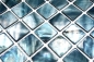 Preview: Mosaik Fliese Muschel Perlmutt Blaugrau Küchenrückwand Fliesenspiegel Wand - 150-SM2582