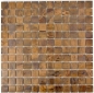 Preview: Mosaik Fliese Kupfer Braun Rost Mosaikmatte Mosaikplatte Wandfliese - 49-1510