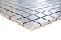 Mobile Preview: Mosaik Fliese Edelstahl Silber Stahl Gebürstet Küchenwand Badfliese Mosaikmatte - 129-23D
