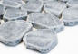 Mobile Preview: Flusskiesel Steinkiesel Steinboden geschnitten flach grau anthrazit schwarz 30-0302