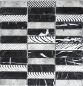 Preview: Baguettes de mosaique argent noir mosaique de marbre 40-STN89