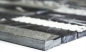 Preview: Baguettes de mosaique argent noir mosaique de marbre 40-STN89