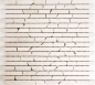 Preview: Mosaique en batonnets de marbre blanc cream Botticino Anticato 40-0102