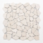 Preview: Bruchmosaik Polygonal Marmor Natursteinmosaik hellbeige Bruch Cream Biancone 44-30-100