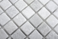 Mobile Preview: Marmor Mosaik Natursteinmosaik weiß Ibiza Antik 40-42023