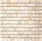 Preview: Travertin Mosaik Fliese Natursteinmosaik beige braun gelb gold Antik 43-51023