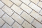 Mobile Preview: Travertin Mosaik Fliese Natursteinmosaik beige Brick Chiaro Antik 43-46234