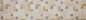 Preview: Mosaik Kombinationsoptik Travertin mix beige braun matt - 10 Mosaikblaetter