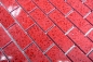 Mobile Preview: Kunststein Mosaik Fliese Quarzmosaik Artificial Brick Rot Glitzer Fliesenspiegel Wandverblender - 46-ASMB4