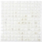 Mobile Preview: Deluxe Mosaikfliese Glas Recycling Weiß Metallic Vidrepur Aura - 350-12