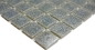 Preview: Mosaik Glas grau glaenzend - 10 Mosaikblaetter