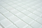 Preview: Mosaico blanco optico translucido cristal blanco brillante - 10 hojas de mosaico
