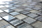 Preview: Mosaico Cristal translucido negro brillante - 10 hojas de mosaico