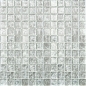 Preview: Mosaik Transluzent Crystal silber glaenzend - 10 Mosaikblaetter