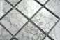 Preview: Mosaik Transluzent Crystal silber glaenzend - 10 Mosaikblaetter