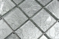 Preview: Mosaik Transluzent Crystal silber glaenzend - 10 Mosaikblaetter