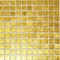 Preview: Mosaik Fliese Glasmosaik Gold Struktur Wandfliese Küchenfliese Fliesenspiegel - 120-0782