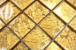 Preview: Mosaik Transluzent Crystal gold glaenzend - 10 Mosaikblaetter