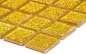 Preview: Mosaik Fliese Glasmosaik Gold Glitzer Wandverkleidung Küche Bad Sauna - 60-0707