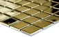 Preview: Mosaik Goldoptik Transluzent Crystal gold glaenzend - 10 Mosaikblaetter