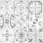 Preview: Mosaique Retro Optic Translucide Crystal gris brillant - 10 feuilles de mosaique
