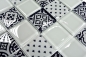 Preview: Glasmosaik Retro Ornament Marokkanische Optik Fliesenspiegel Küche - 78B-0103