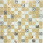 Preview: Mosaique de coquillages Mosaique de verre blanc beige argent Carrelage 82B-0112