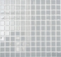 Preview: Mosaique de verre gris clair mur de douche carrelage piscine - 60-0204