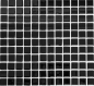 Preview: Mosaique de verre noir brillant miroir carrelage mur salle de bain - 60-0304