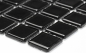 Preview: Mosaique de verre noir brillant miroir carrelage mur salle de bain - 60-0304