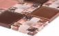 Preview: Mosaique de verre Mosaique rouge beige rouge oxyde carrelage cuisine - 78-1304
