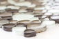 Preview: Mosaique de verre Carreau de galets Beige Marron Clair Carrelage cuisine mur - 94-PG66