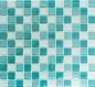 Preview: Mosaique de verre Carreau de sol vert turquoise - 72-0602