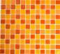 Mobile Preview: Glasmosaik Gelb Orange Rot Fliesenspiegel Wandfliese Küchenfliese Bad - 62-0802