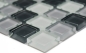 Preview: Mosaique de verre Carreau de sol gris anthracite - 72-0204