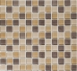 Preview: Mosaique de verre Borde Coffee Beige Marron Carrelage - 72-1302